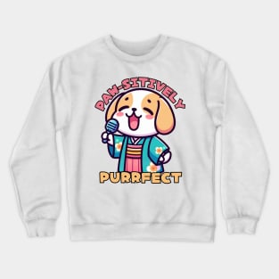 Singing dog Crewneck Sweatshirt